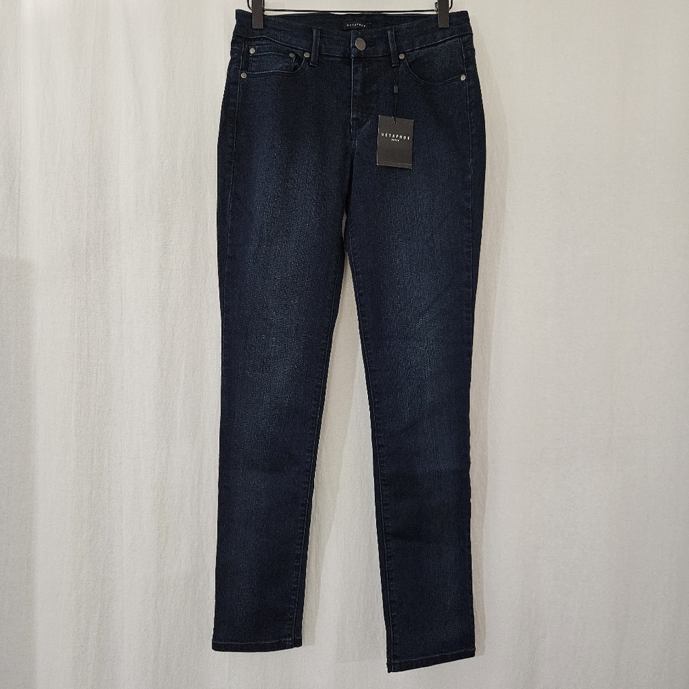 Metaphor The Brooke Mid Rise Skinny Indigo Blue Dark Wash Jeans Women’s Size 6